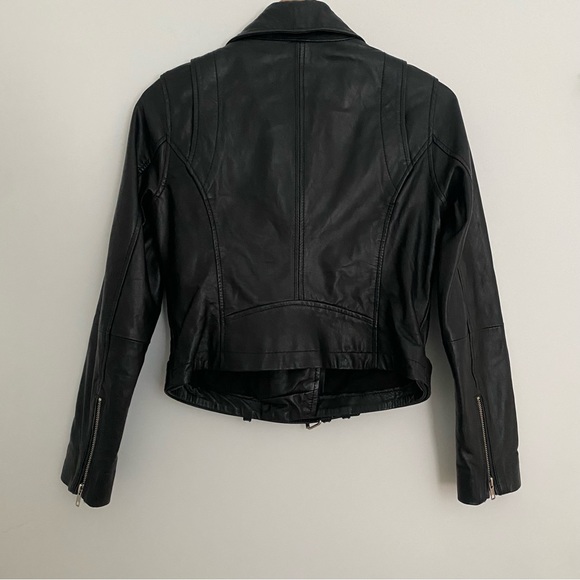 Muubaa Sandpiper Leather Biker Jacket - Picture 12 of 13